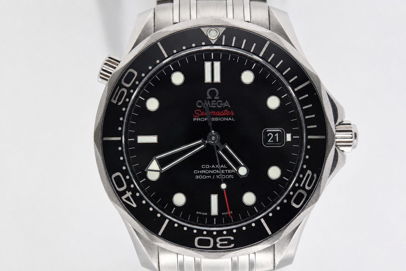 OMEGA Seamaster Diver 300M CoAxial 41mm Black Dial 212.30.41.20.01.003 B&P