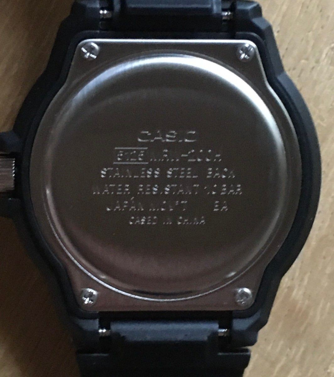 New Unused Item CASIO MRW 200H 7BV Diver Style Chipkashi Rare Color Military Fie