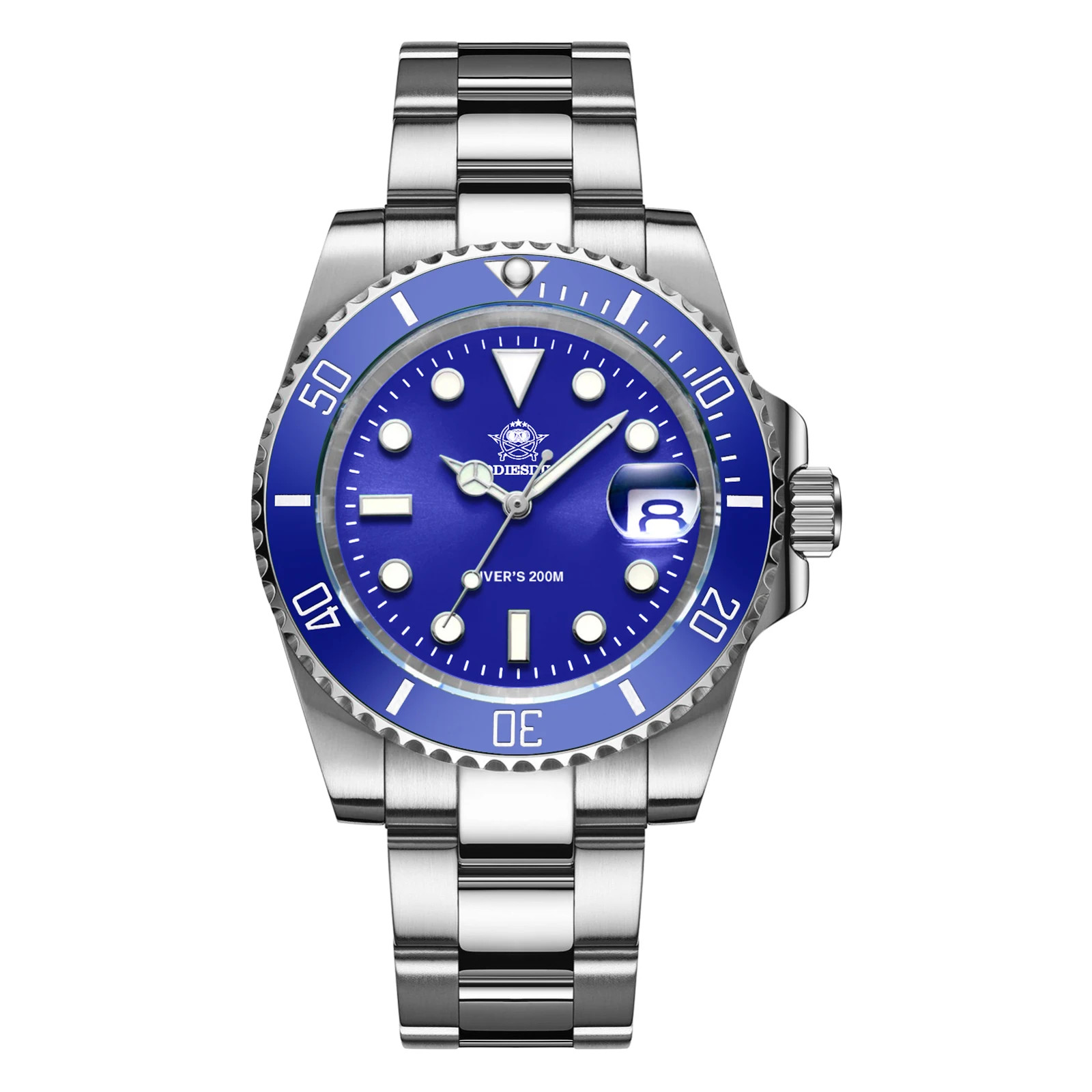 ADDIESDIVE Stainless Steel Watch Men’s European and American Business Leisure Qu