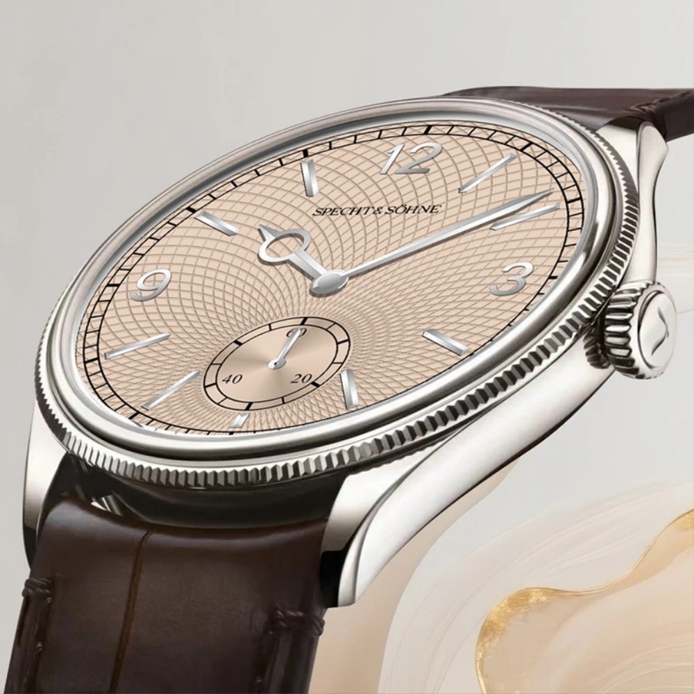 Men’s Automatic Mechanical Watch Sapphire Glass Genuine Leather Strap Waterproof