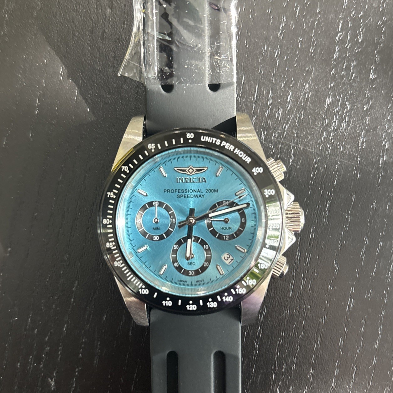Invicta Men’s 50490 Speedway Quartz VD53 Light Blue Dial Watch