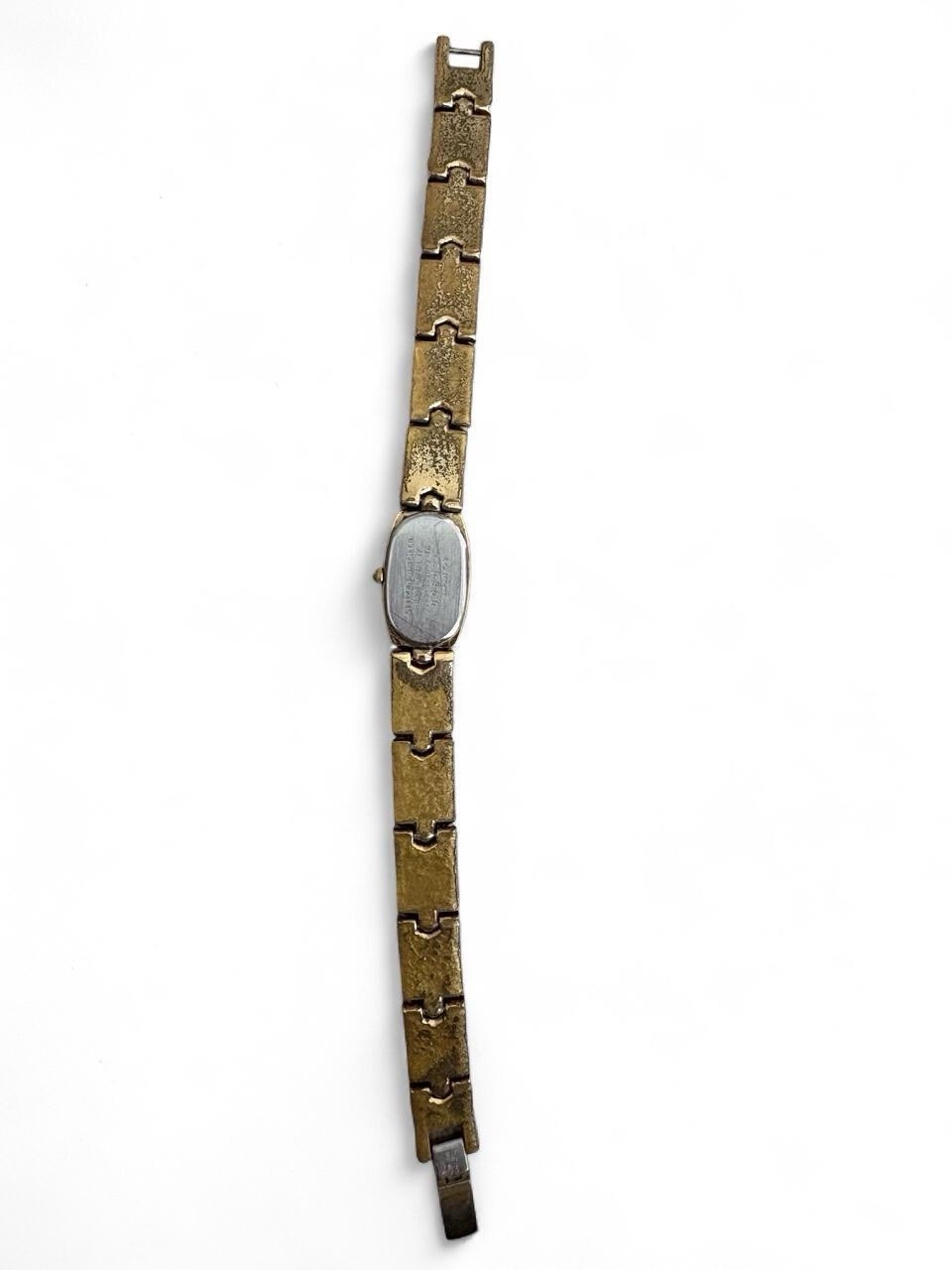 Vintage Citizen Elegance Women’s Oval MOP Dial Quilted Bracelet Watch Works