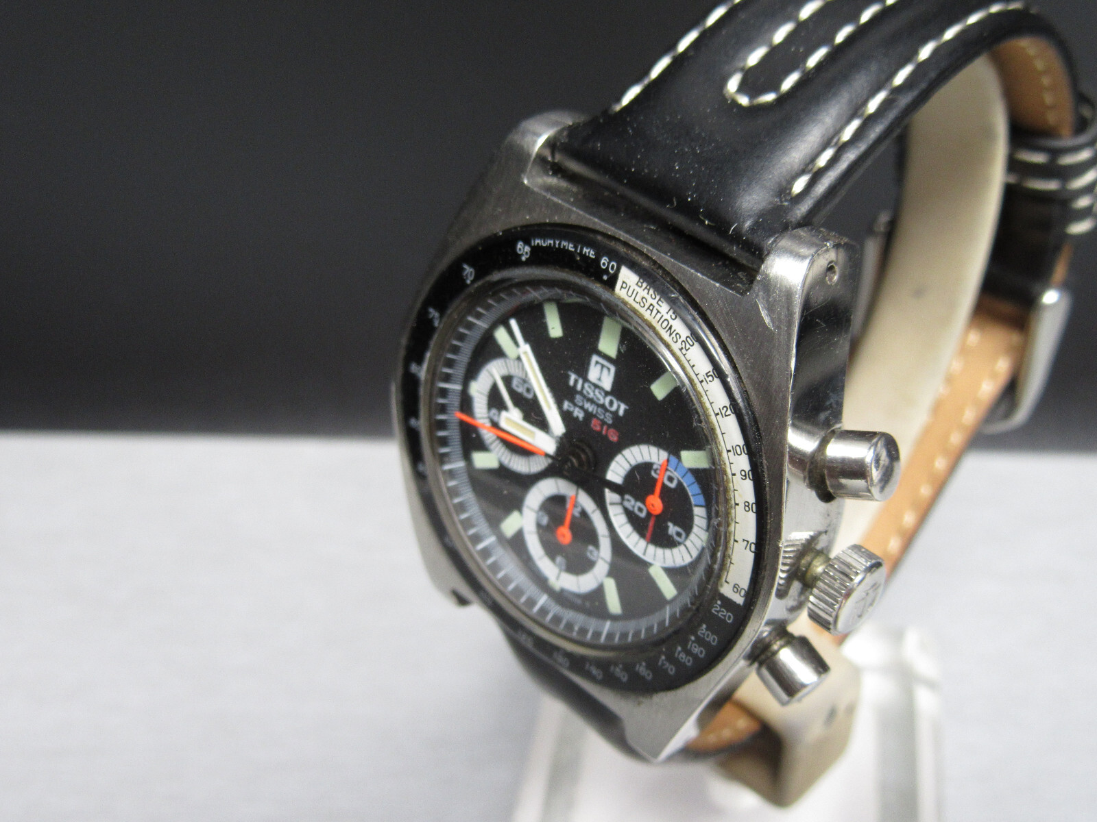 N58⭐⭐ Vintage ” TISSOT PR516 ” Chronograph Lemania 873 Omega Werk Watch ⭐⭐