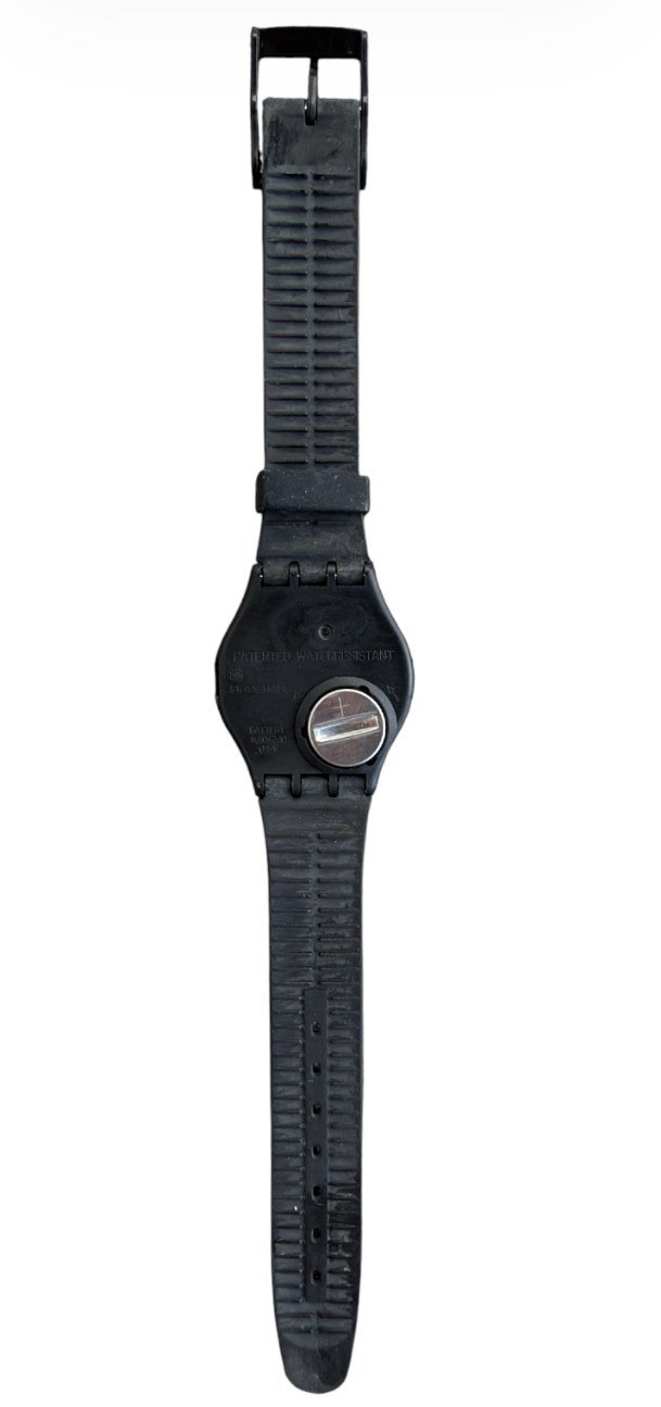 Swatch Watch SKULLING TIME GB220 2004 Rare 34mm Vintage Watch New Old Stock