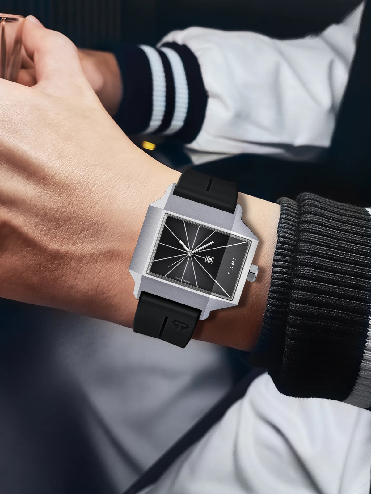 Mens Quartz Business Wristwatch Calendar Fashion Simple Gift