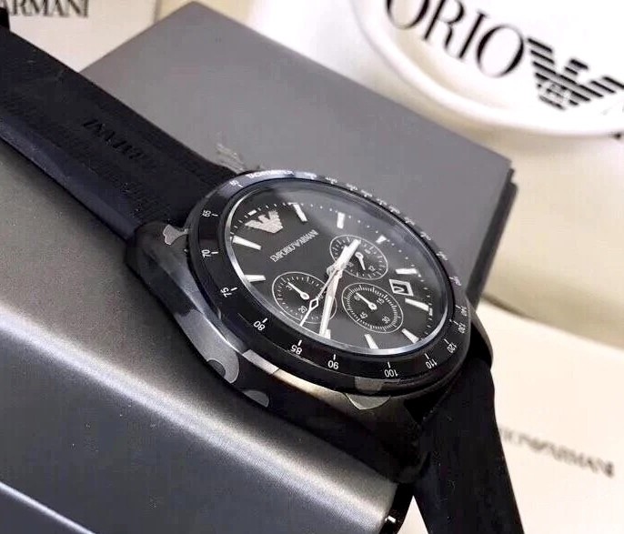NEW EMPORIO ARMANI AR2473 RENATO NAVY BLUE MEN’s WATCH – 2 YEARS WARRANTY