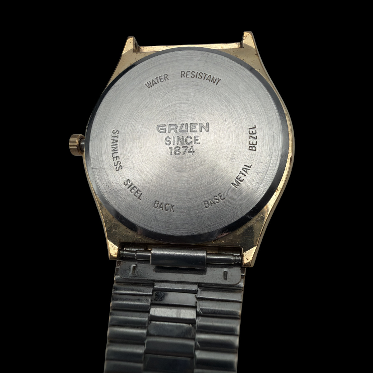 Gruen Quartz Men’s Watch Untested – See Photos / Description