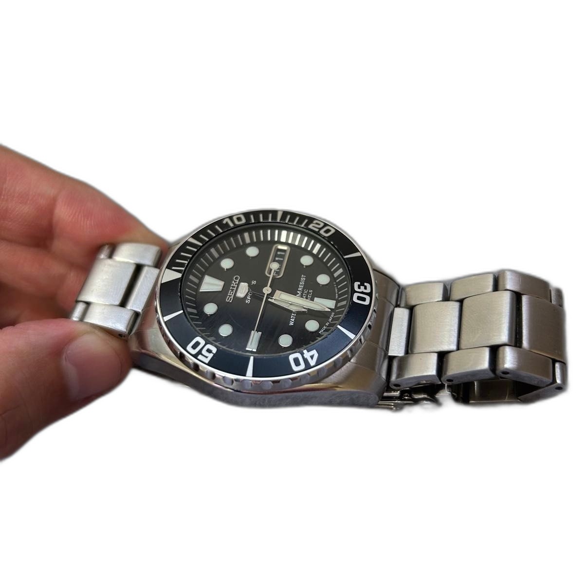 Seiko 5 Sports Automatic Diver’s Watch SNZF17J1 Pre-owned – Good