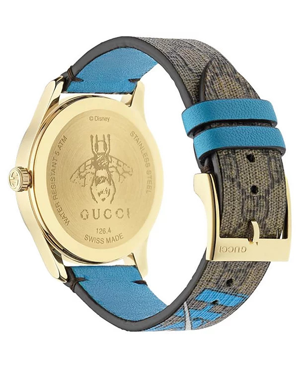 Gucci G-Timeless YA1264167 Donald Duck Watch – 38mm Gold PVD