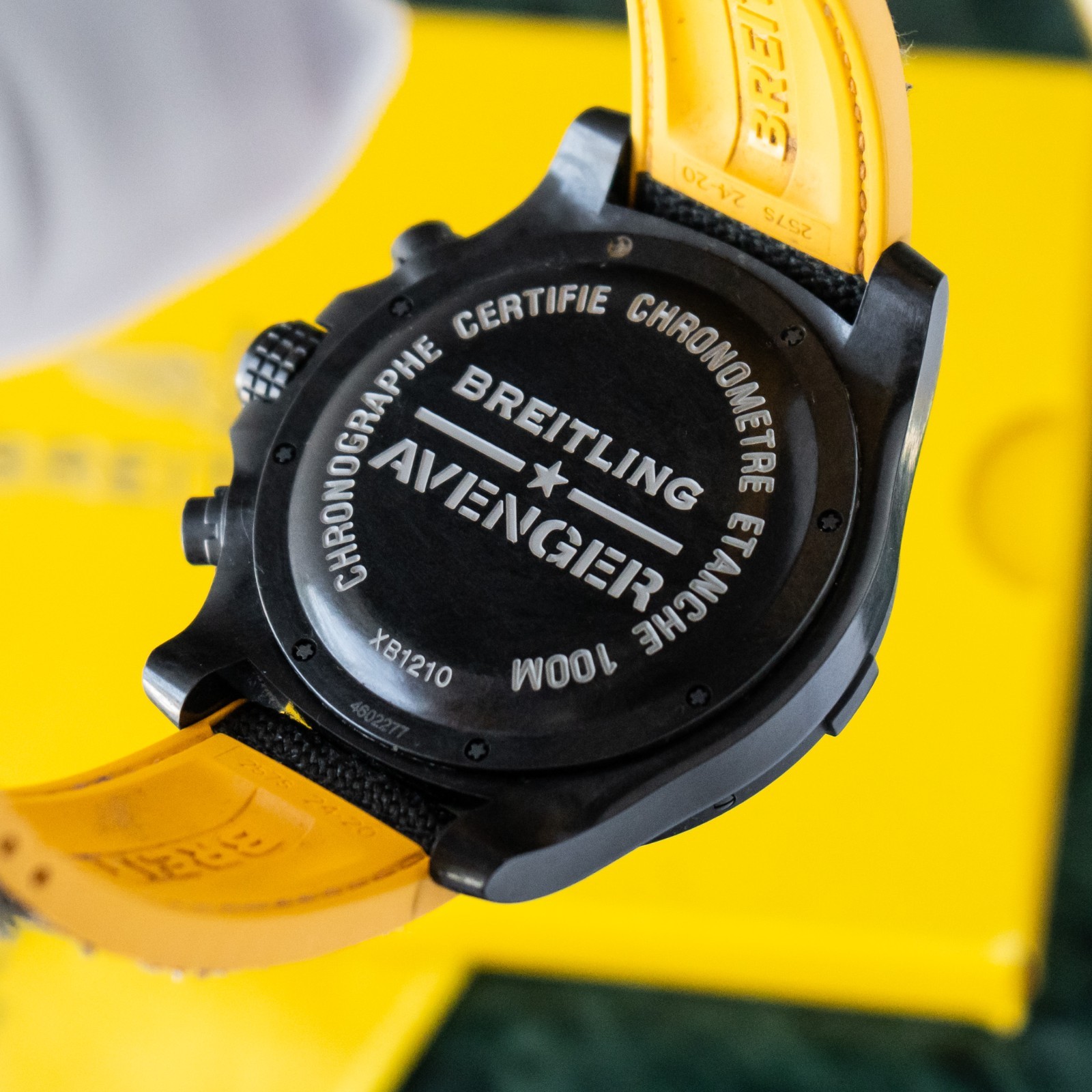 Breitling Avenger Hurricane 50mm Black 24H Dial 2017 Breitlight Military XB1210