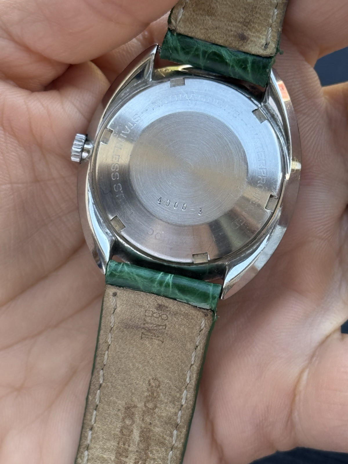 Vintage Hamilton 4000-3 Automatic Eta 2451 Mens 35.5mm Swiss Made Years 1960