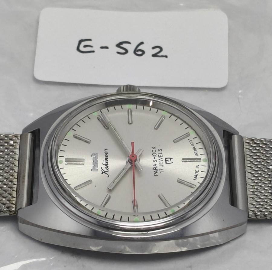 HMT Kohinoor 17 Jewels Winding Wrist Watch For Men’s In Working Condition