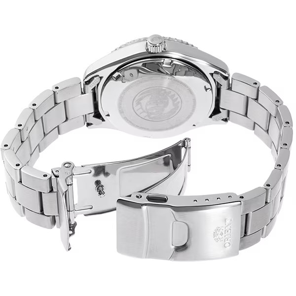 Orient RN-AC0Q09R Sports Mako 40 Automatic Men’s Diver Watch StainlessSteel Red