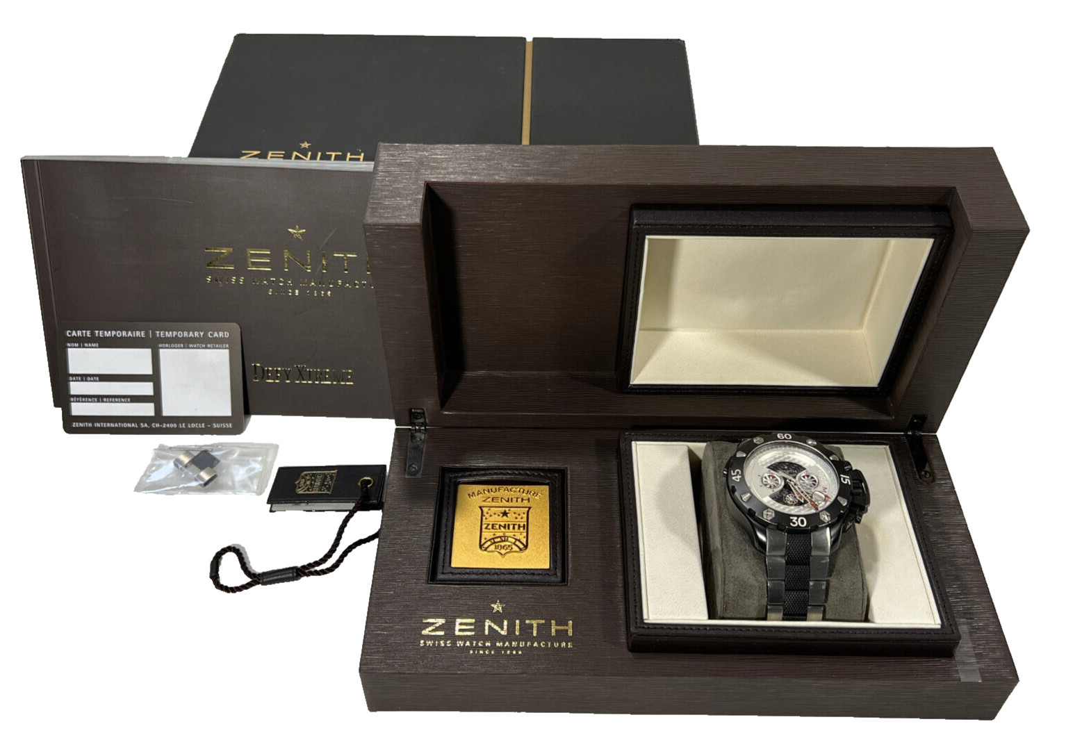 Zenith Defy Xtreme El Primero 46.5mm Automatic Chronograph Titanium Men’s Watch
