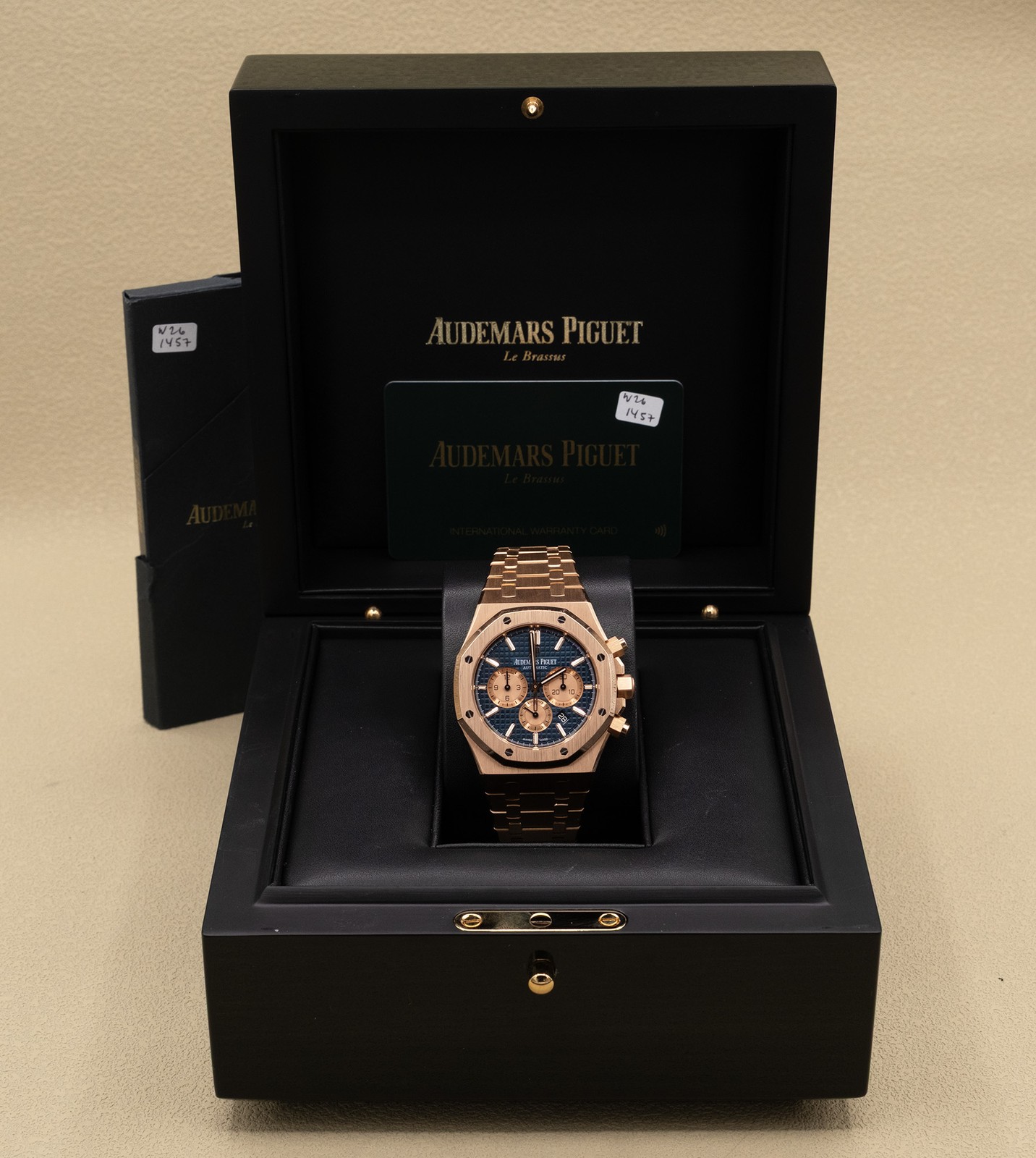 Audemars Piguet Royal Oak Chronograph Blue Dial Complete