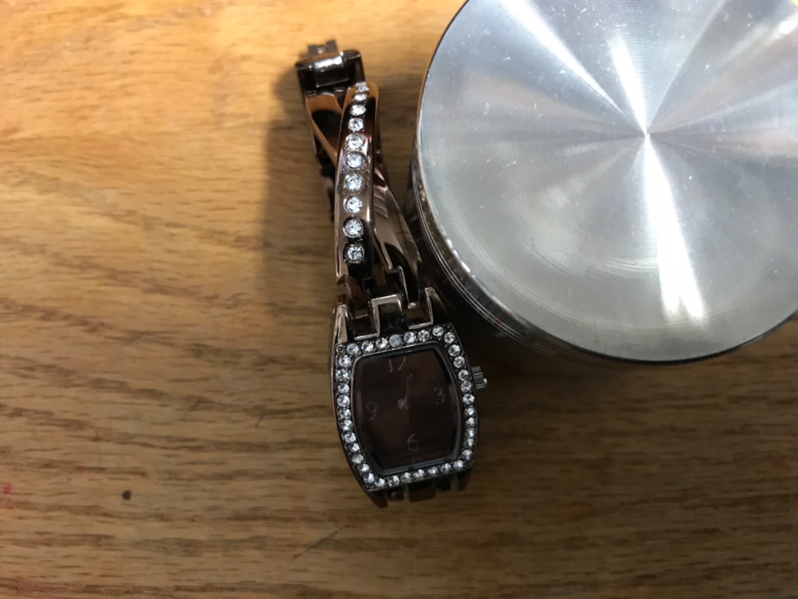 Bronze colored Ladies Watch stainless steel back Japan 1203