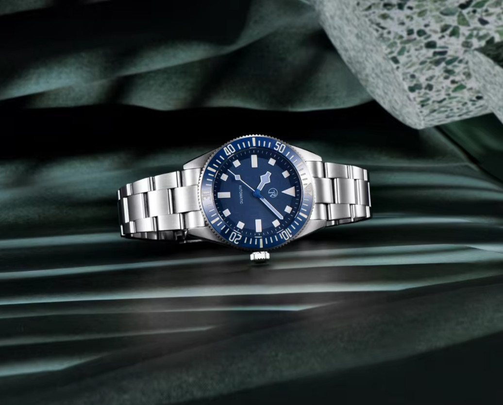 NEW ROLLS TIMI RT7910 ALL STEEL DIVE WATCH SEIKO NH35 SAPPHIRE CERAMIC 100m BGW9