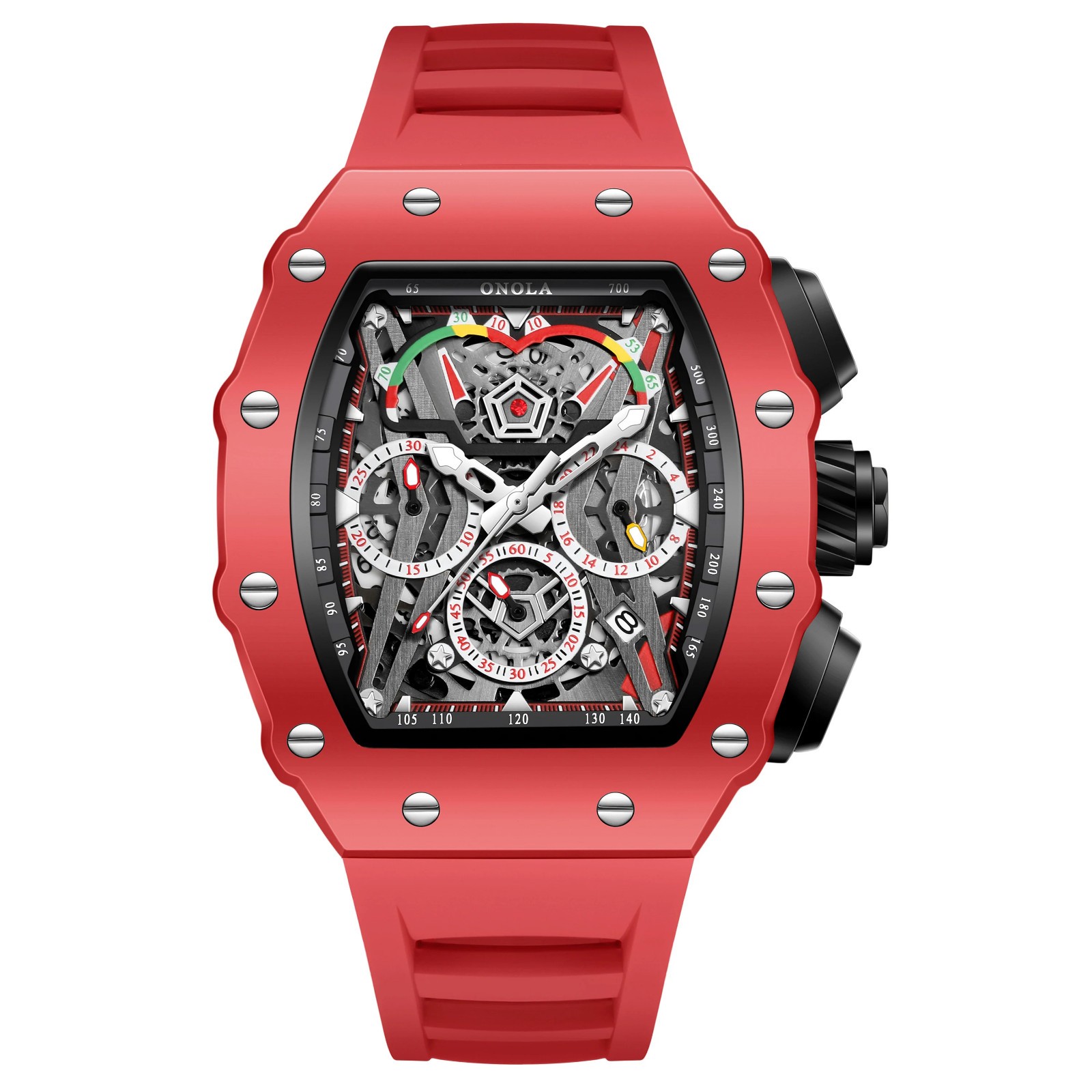 ONOLA Men’s Quartz Watch Waterproof Multi-Function Fashion Wristwatch