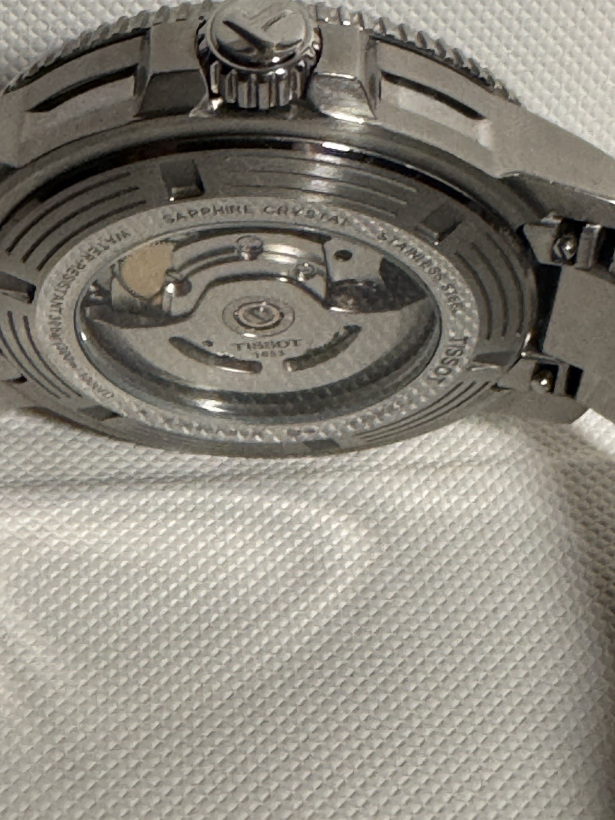 Tissot Seastar Powermatic 80 Grey Dial Watch T120.407.11.081.01 Swiss 1000 FT
