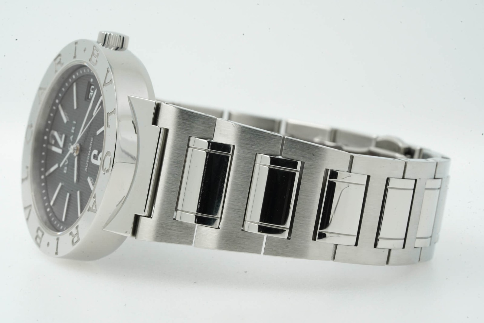Bulgari Bvlgari BB38SSAUTO BB 38 SS AUTO Automatic 38mm Black Dial 03/2009 12…