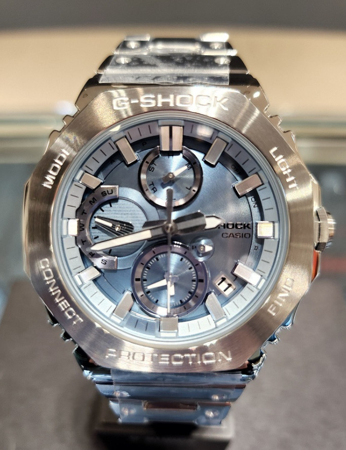 G-SHOCK GMC-B2100AD-2ADR – Solar Bluetooth Watch, 20BAR, LED, Shockproof, Metal