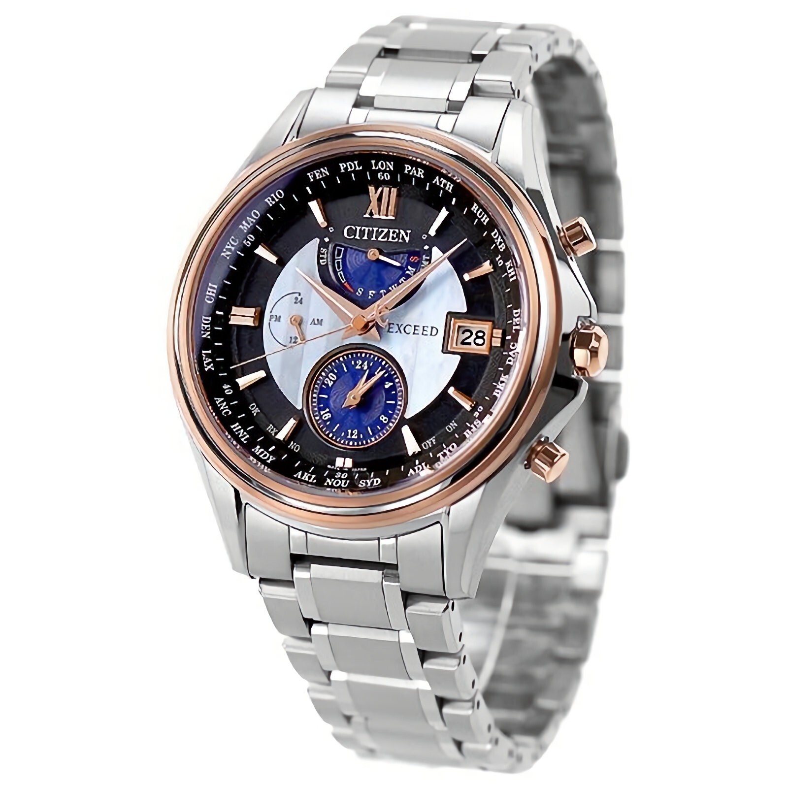 CITIZEN EXCEED AT9134-76F Photovoltaic Eco-Drive Titanium Watch Limited 300 pcs