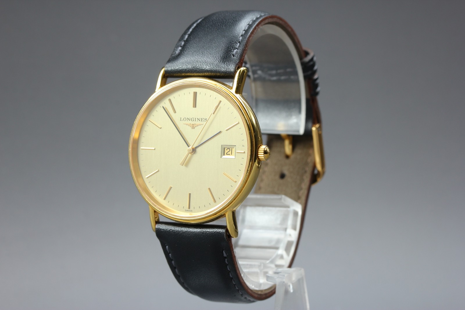 [Near MINT] LONGINES Grand Classic L4.720.2 Gold Dial Quartz Men’s Vintage Watch