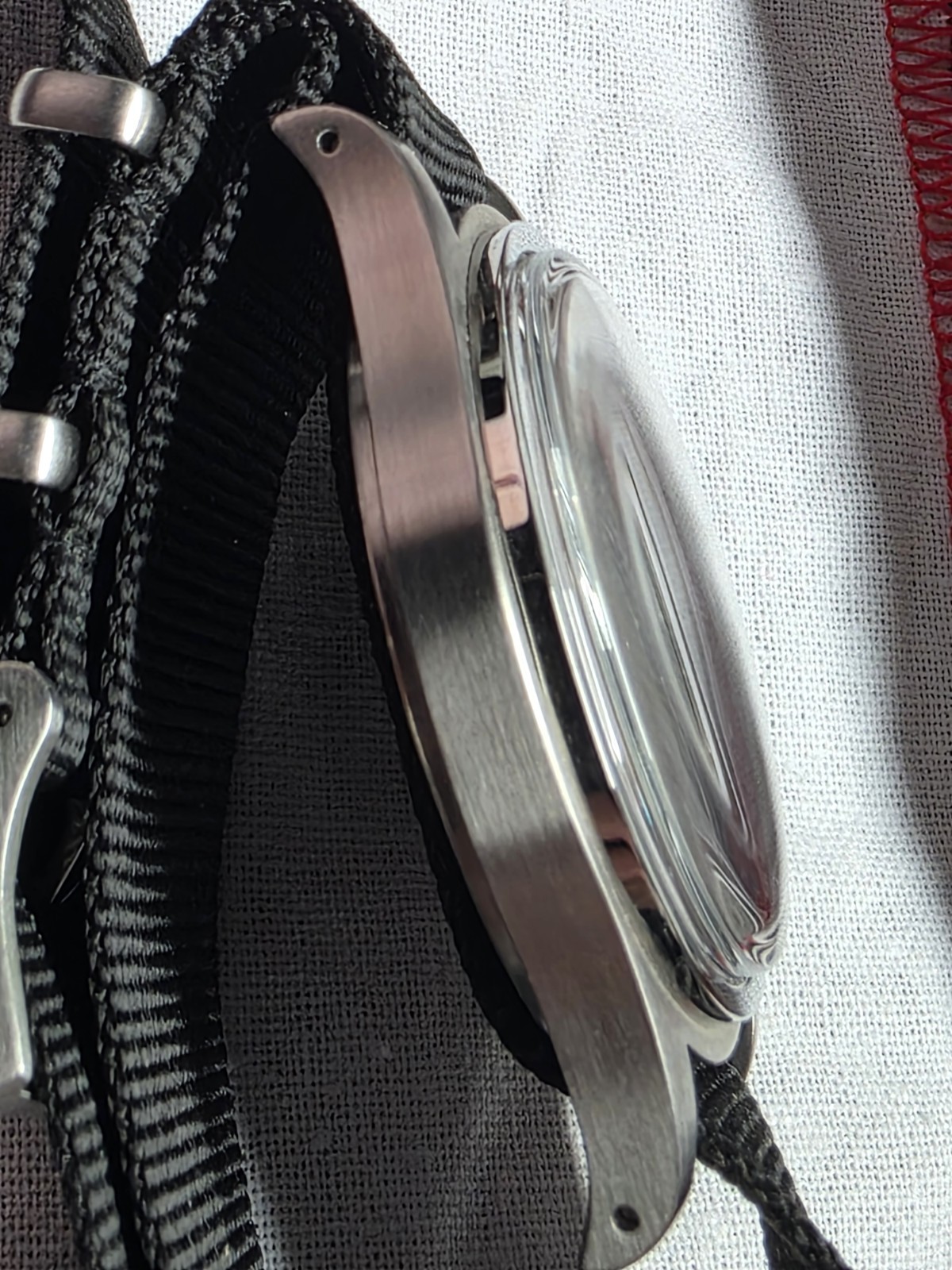 Merci Paris LMM‑H01 × HODINKEE – Gray Dial – 37.5mm – Nylon Strap