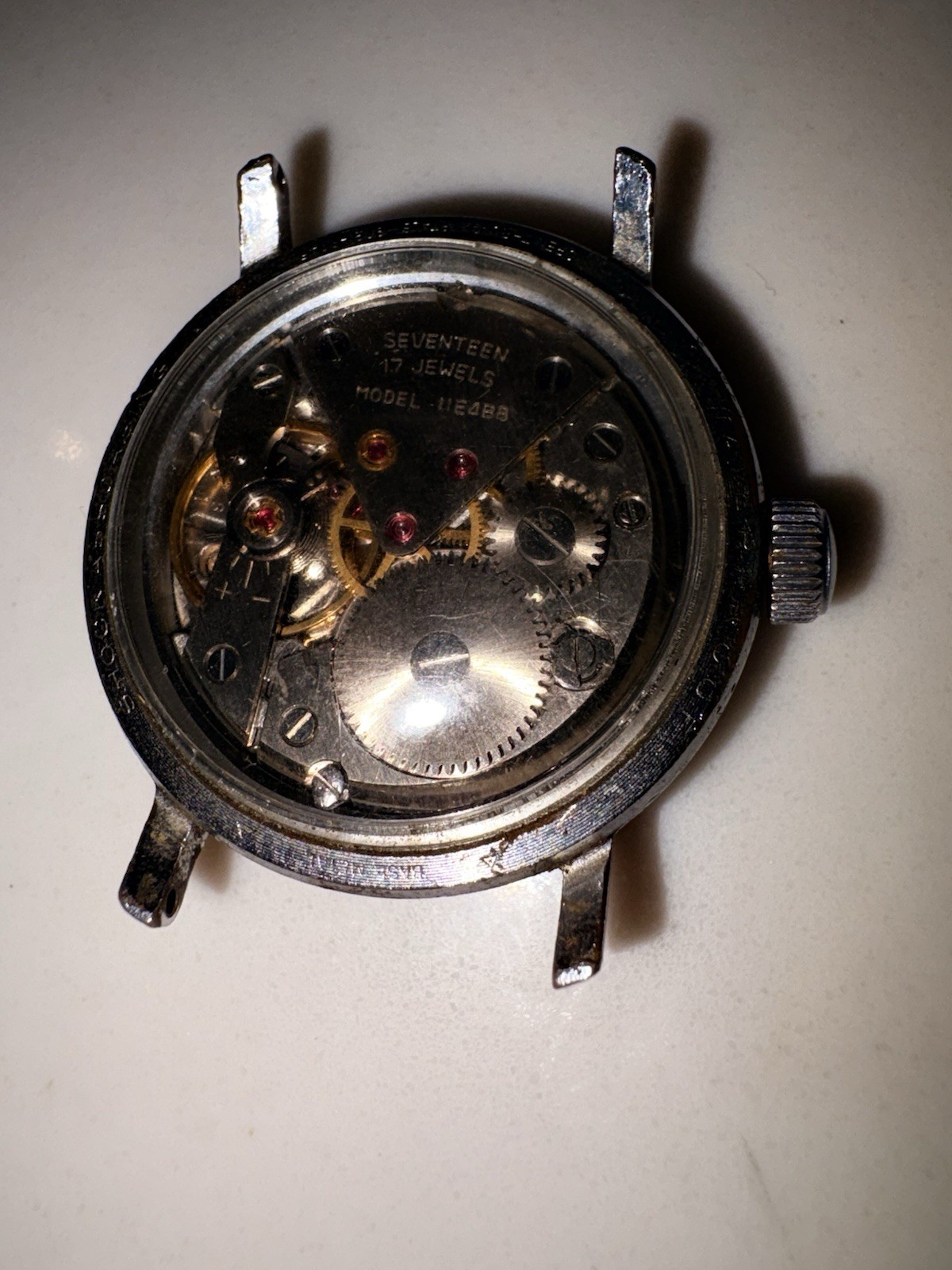 Benrus Competition Watch (1960s) 17 Jewels Sapphire crystal Case Back Vintage