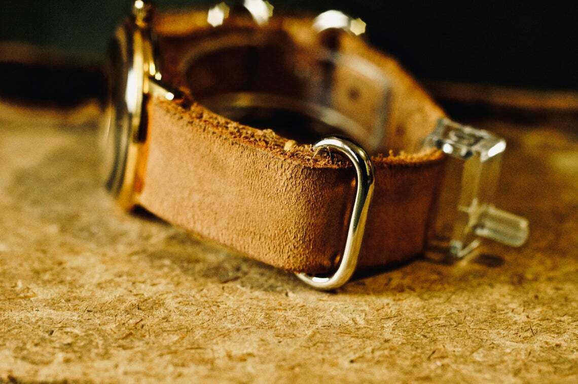 Watch POLJOT De Luxe Vintage Mechanical Luxury leather strap Men’s Ultra SLIM