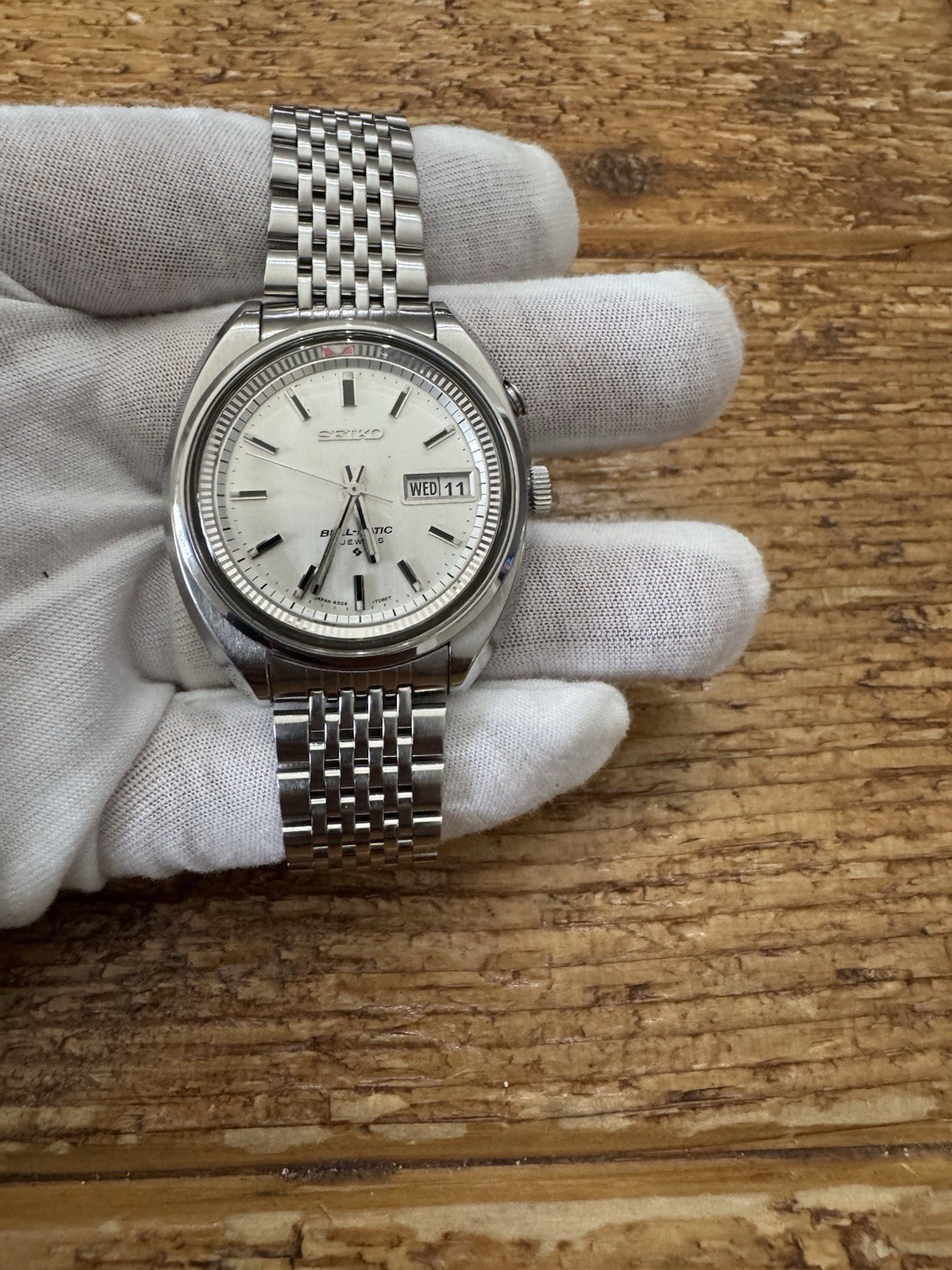 Seiko Bell-matic 4006-7002 Vintage Watch Automatic Stainless Steel Men’s Used