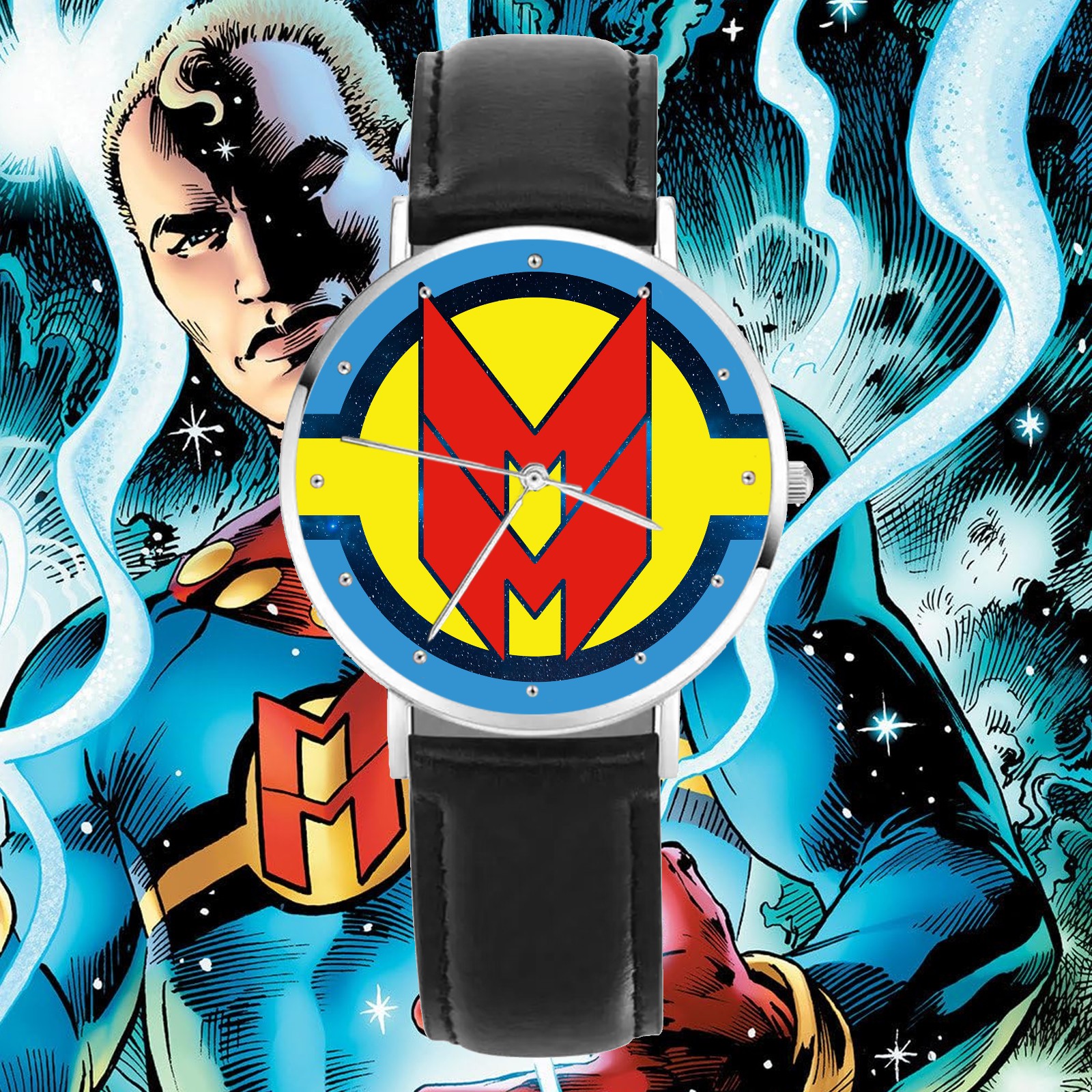Miracleman Symbol Engraved Wristwatch