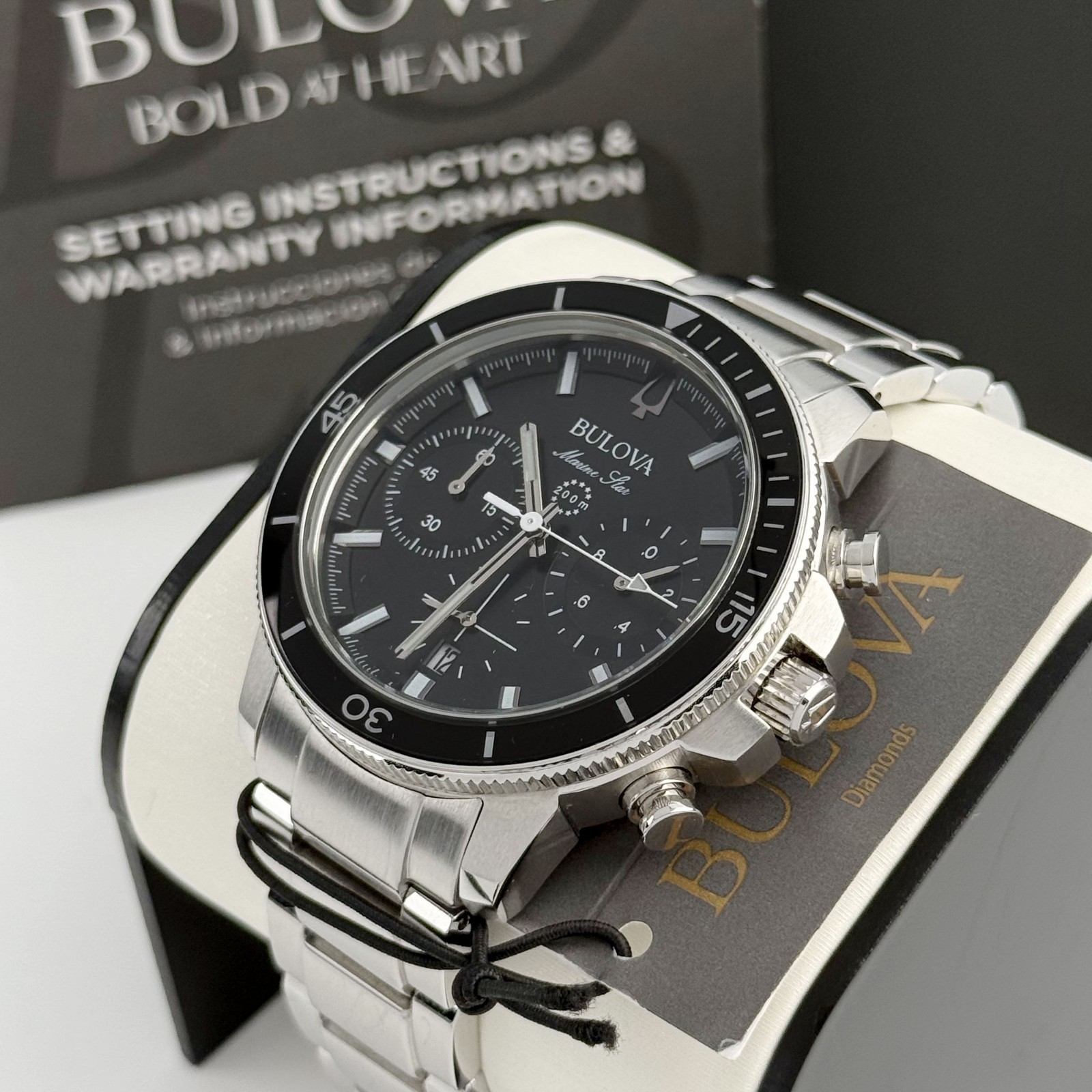 Bulova Marine Star Series C Stainless Steel Chronograph Men’s Quartz Watch96B272