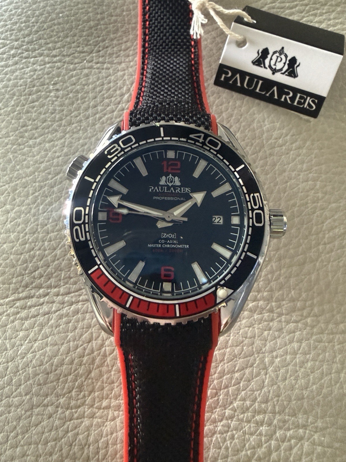 PAULAREIS Casual Waterproof Men’s Watch Luminous Automatic Mechanical Great Gift
