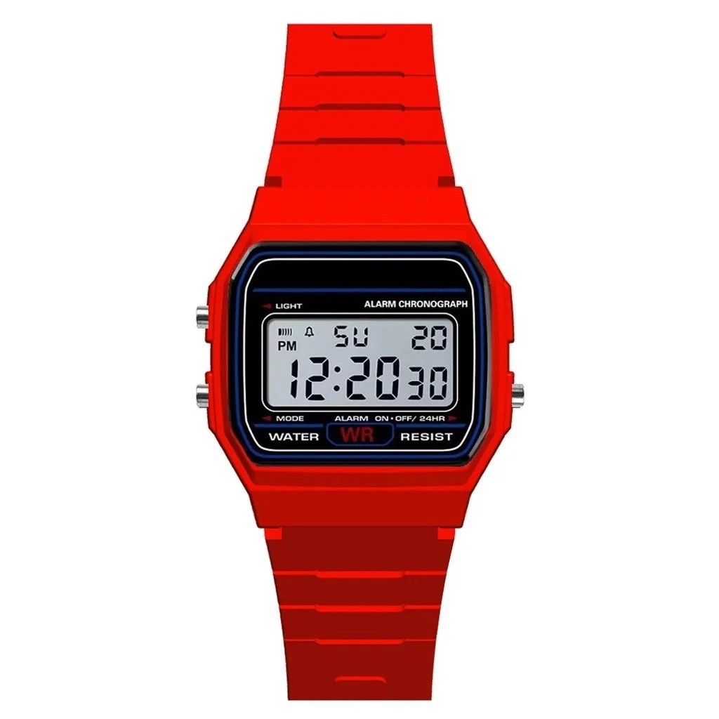 F 91W Classic Digital Resin Strap Watch Stopwatch Chronograph Sport Unisex Men..