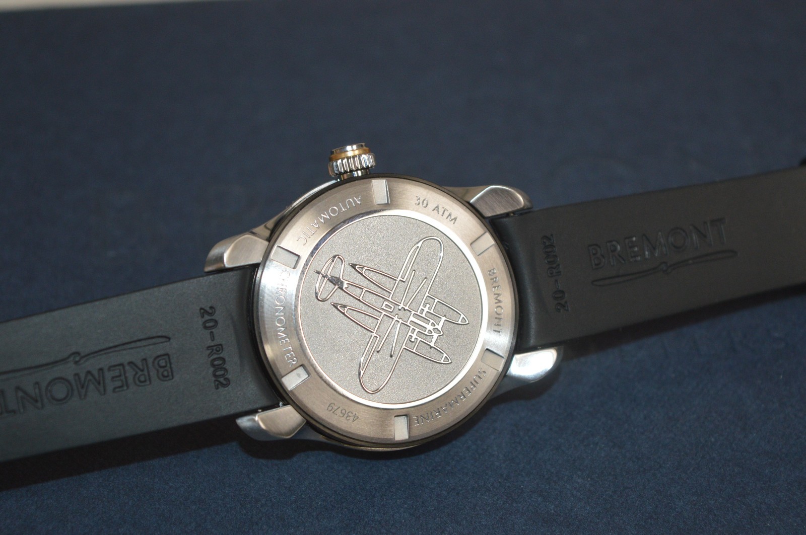 Bremont Supermarine S300-BK-R-S 40mm Mens Automatic Divers Watch