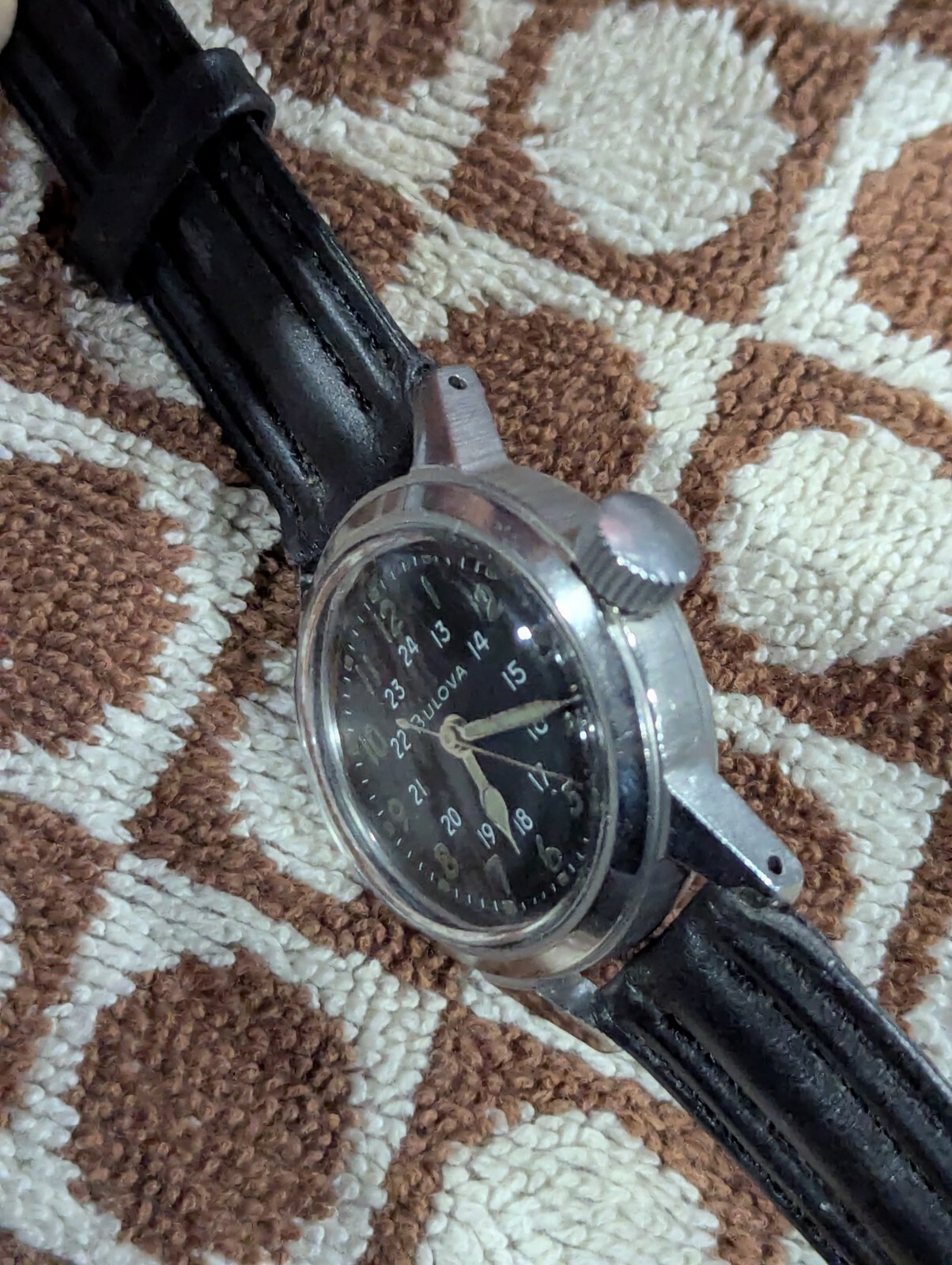 Bulova Korean War Air Force US Army Hacking Military Watch MIL-W-3818A Genuine