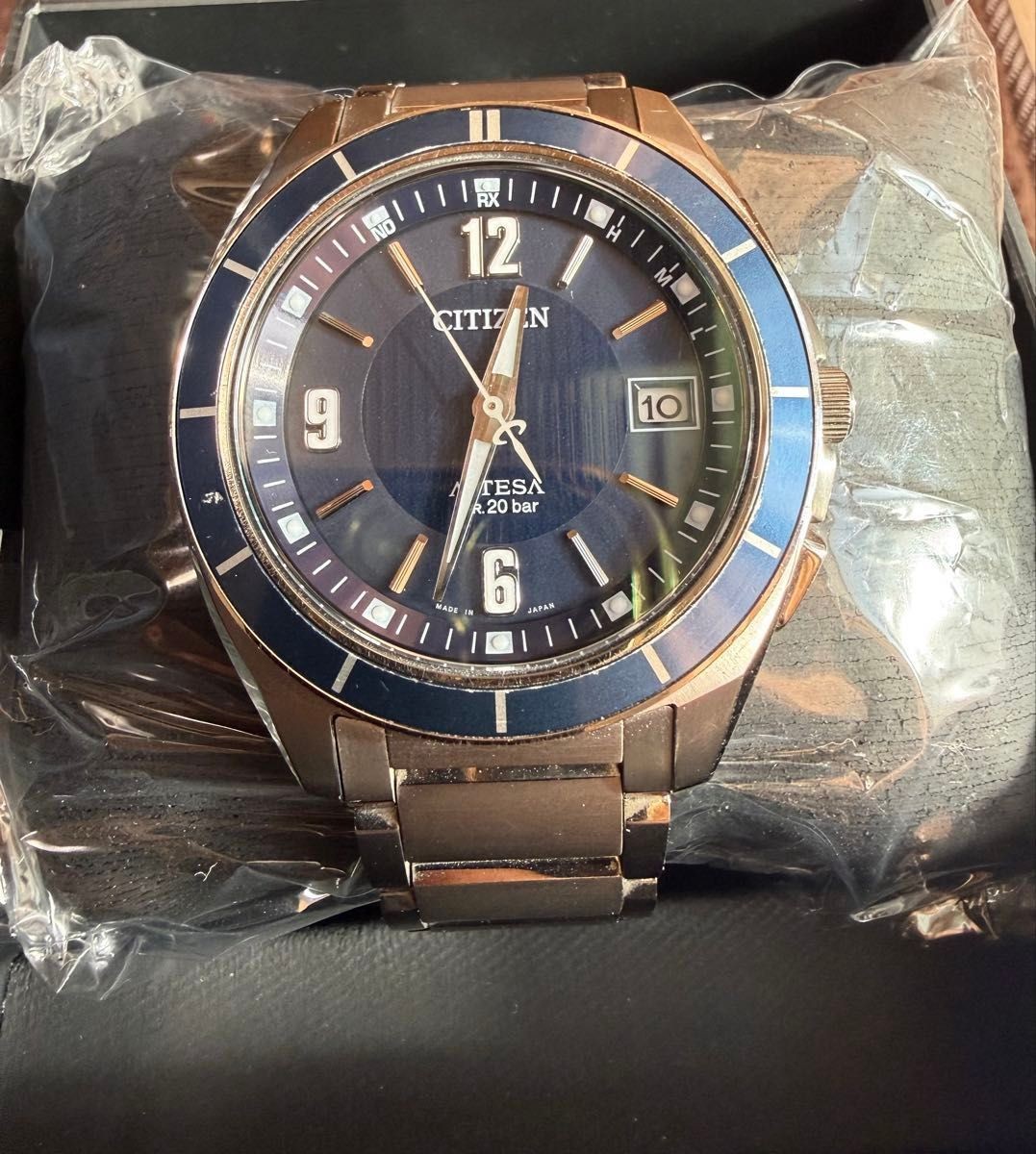 Citizen Attesa Eco-Drive Quartz Titanium 20BAR 42mm Men’s Watch Japan