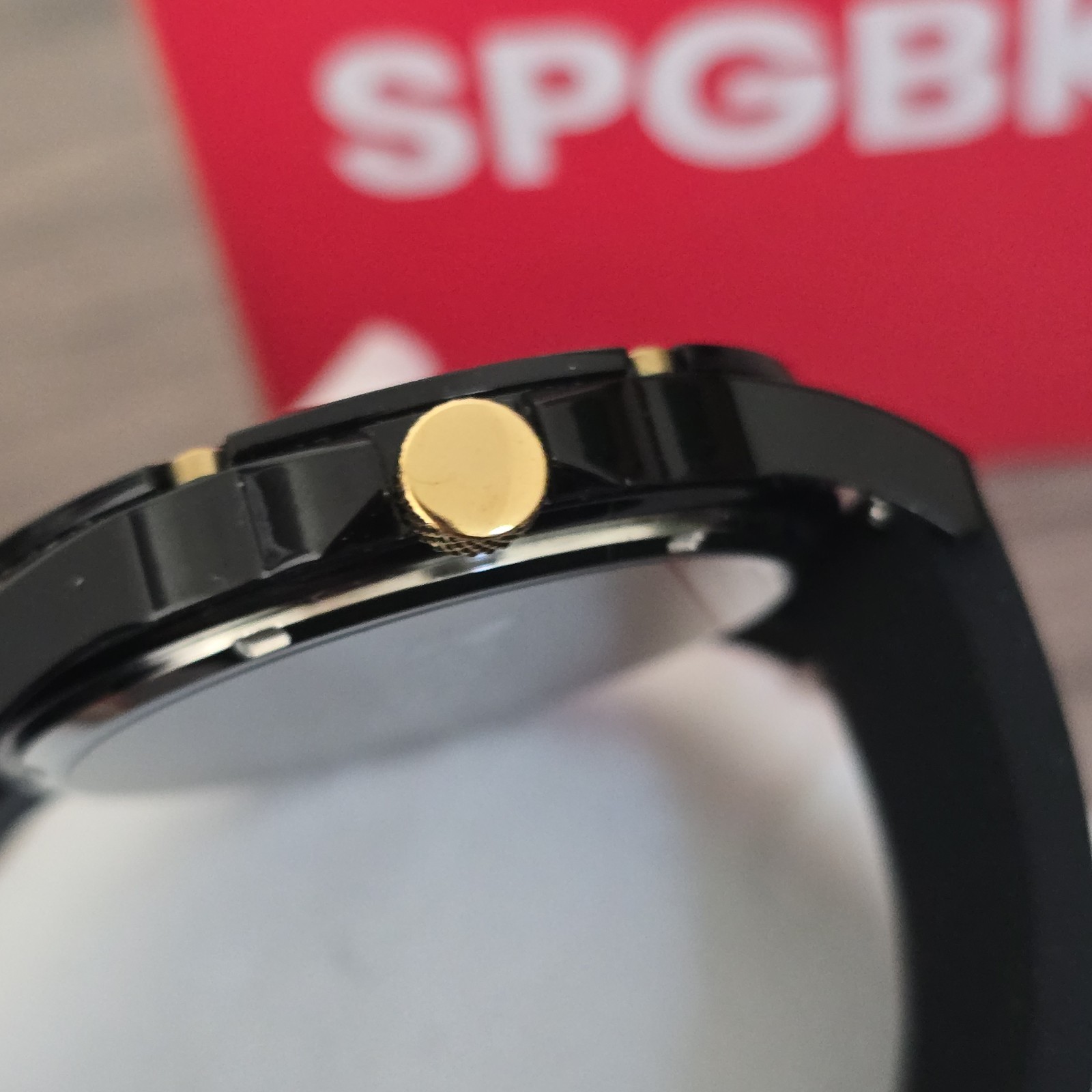 SPGBK Unisex Cumberland Black Silicone Band 44mm North Carolina 2016