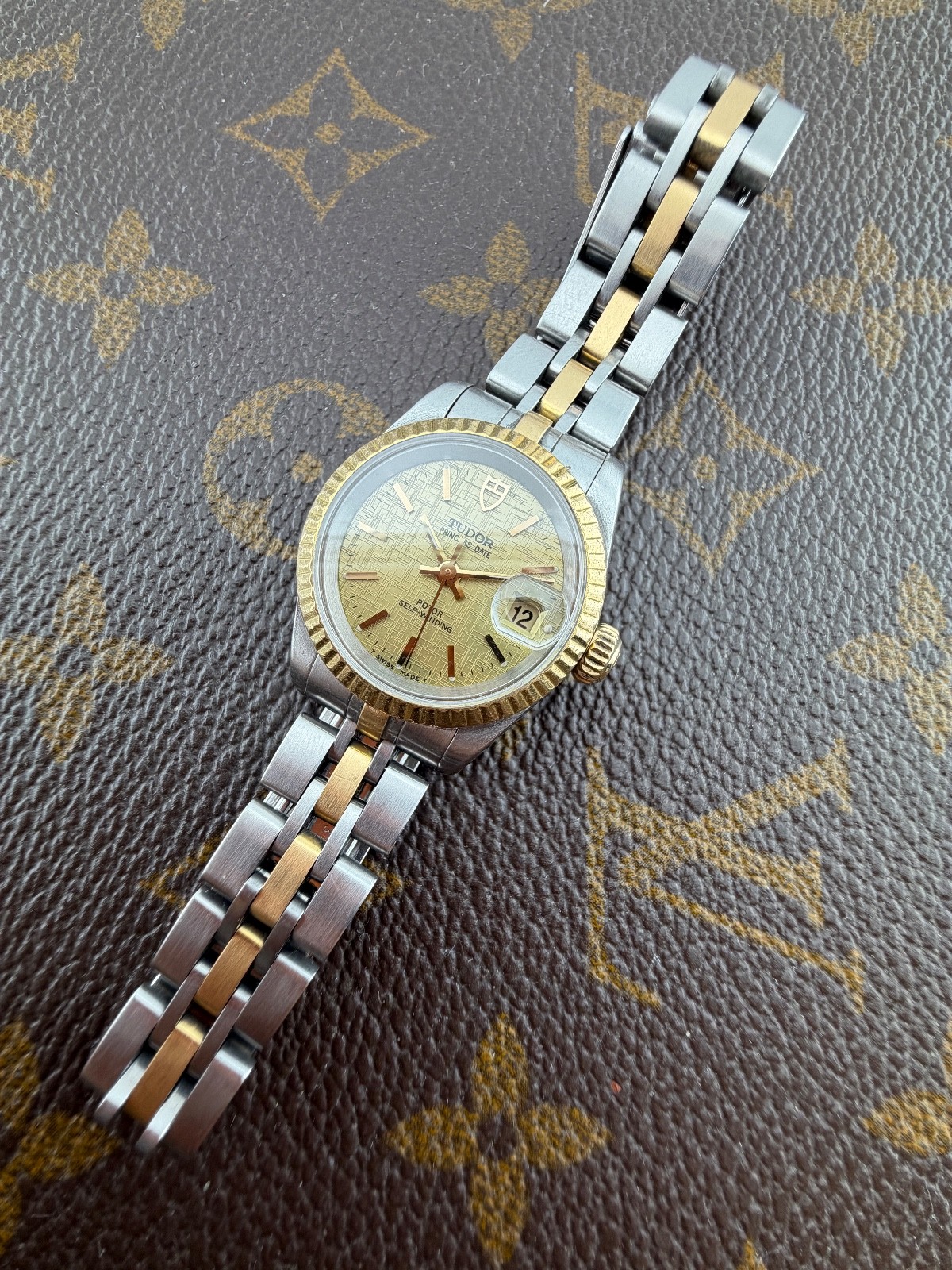 Tudor Prince Date Princess Date Tapestry Dial T Swiss T Warranty Original Lady