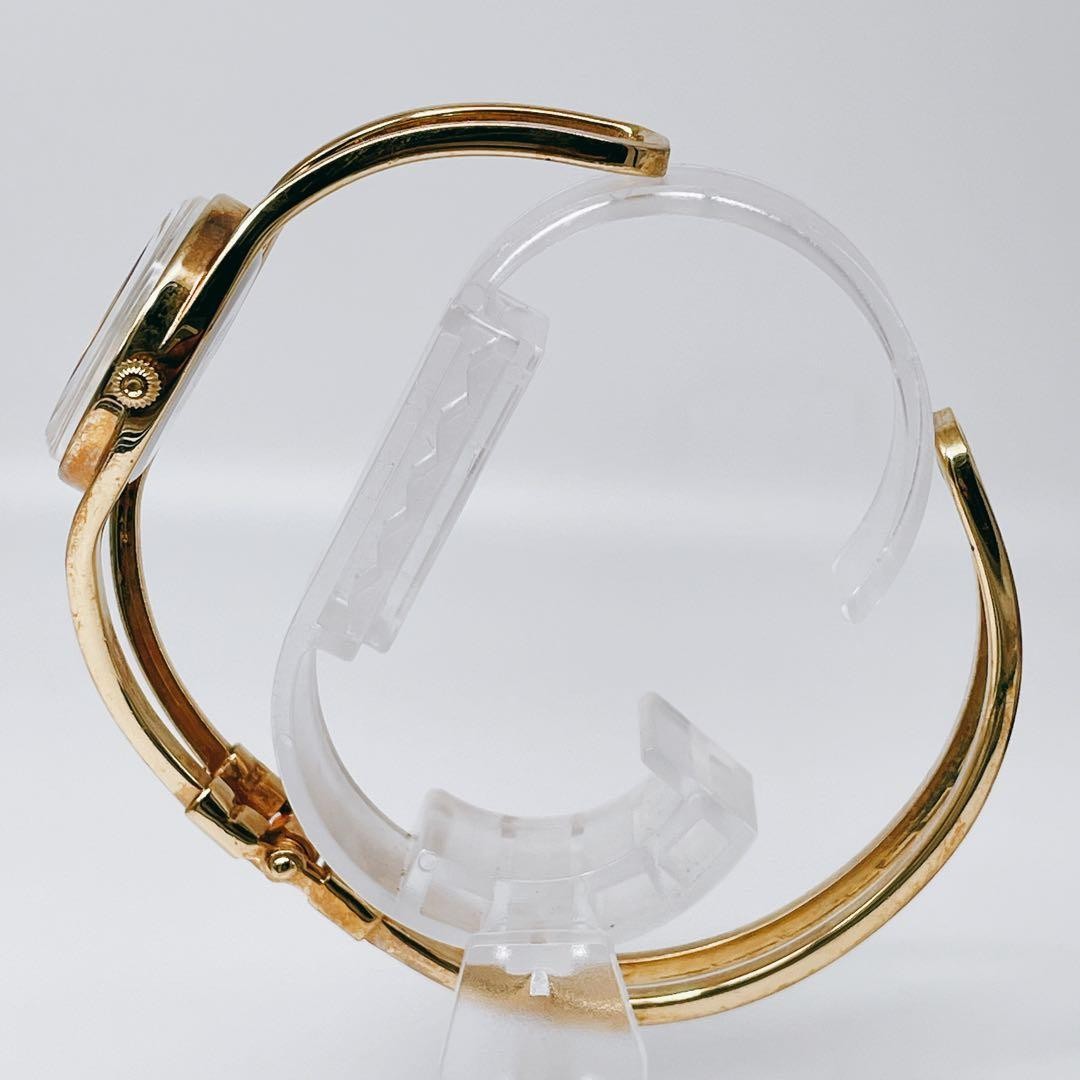 Anne Klein II Vintage Bangle Watch White Quartz Japan Working 071107