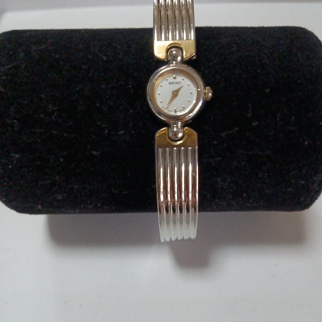 SEIKO Ladies Bangle Watch Quartz Combination Color