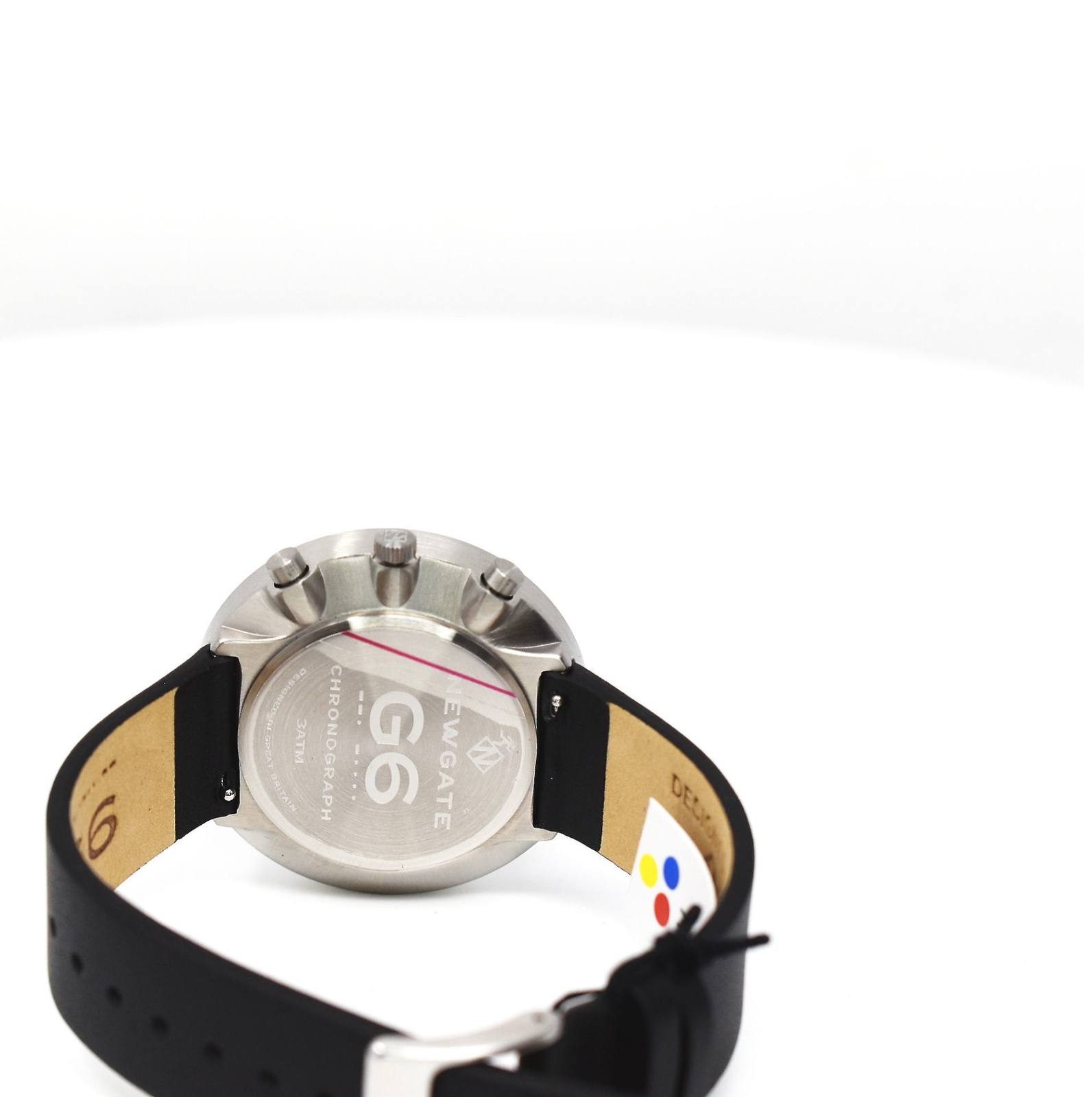 Newgate G6 Men’s Wristwatch Watch Multicolour Canvas/Black Leather Straps