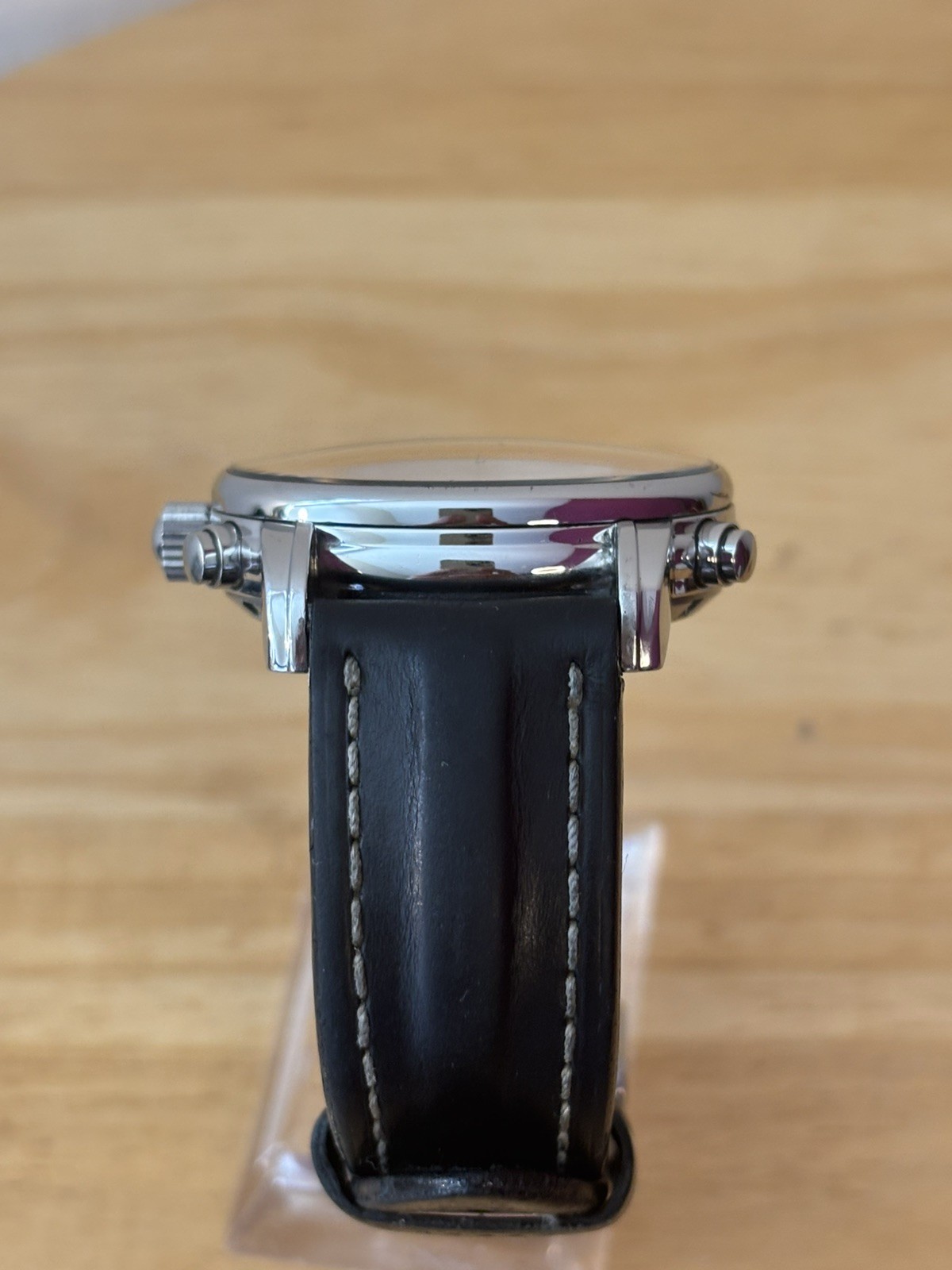 Zeppelin LZ127 Chronograph Alarm Watch White Dial – Polished Made In Germany