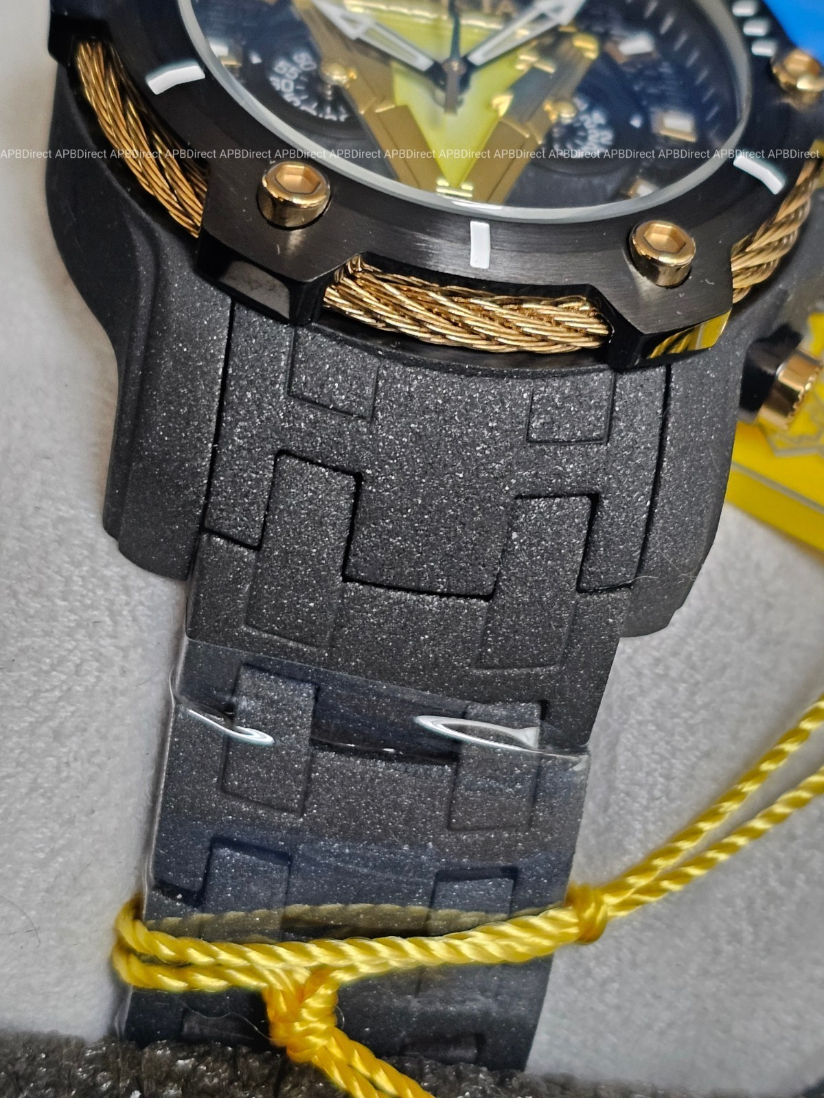 Invicta – DC Comics #127 BLACK ADAM – SAND BLASTED – Limited Ed – mens watch