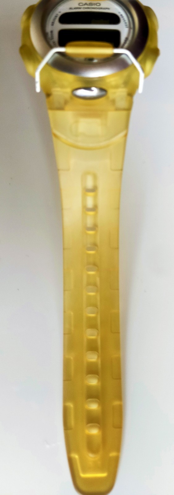 Vintage Casio Baby-G BG-380 Shock Resistant Yellow Transparent Watch New Battery