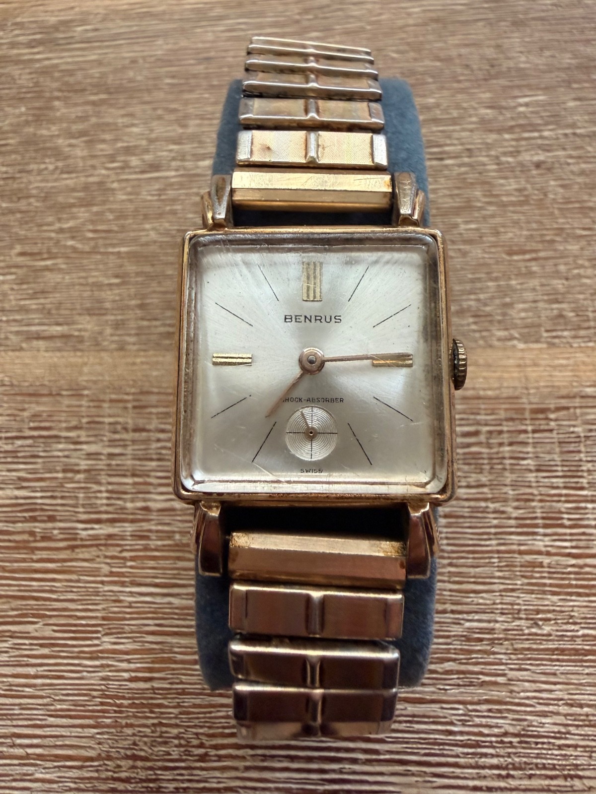 Benrus 10k Gold Filled Mechanical Dress Watch Vintage Men’s 1960’s