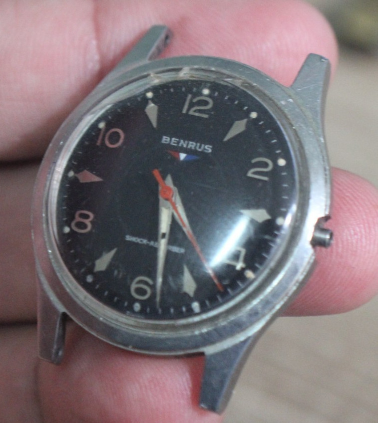 BENRUS Mechanical 17 Jewels Men’s Watch DR 2F1