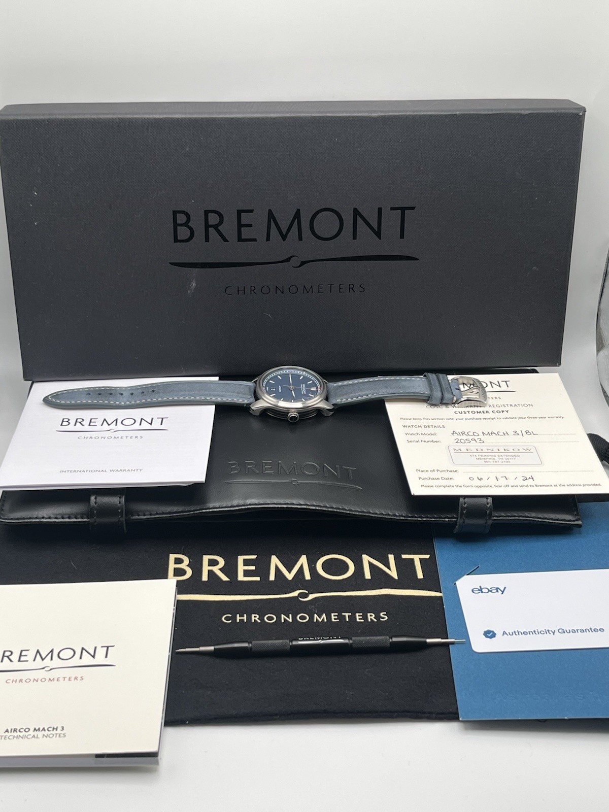 Bremont Chronometers Airco Mach 3 Men’s Swiss Automatic Watch