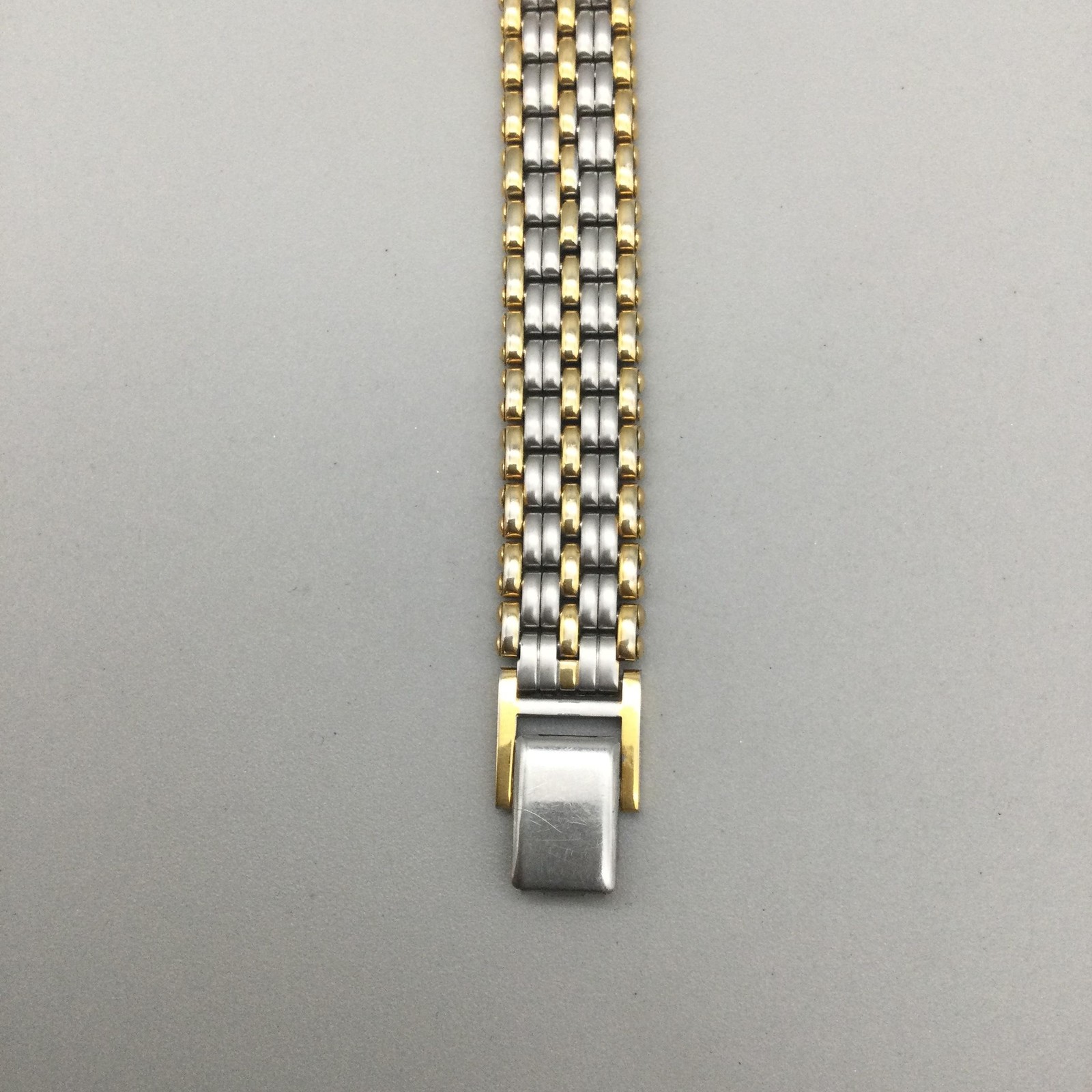 Mondu Womens Watch 23mm White Dial Two Tone Roman New Battery 7″